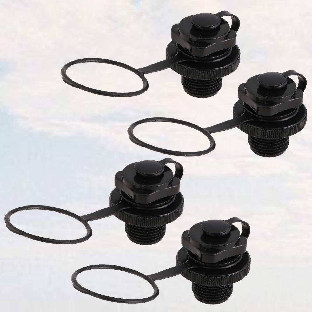LIOOBO LIOOBO Kayak 4pcs Inflatable Boat Replacement Air Valve Nozzle Octagonal Valve TPU Nozzle Inflatable Inflatable Inflatable Inflatable Inflatable Kayak Spray Nozzle