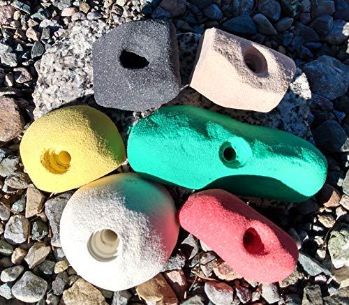Inversion Climbing Holds Climbing Holds Pack- 6 Large Bolt-on Holds with Various Difficulty (Multiple)