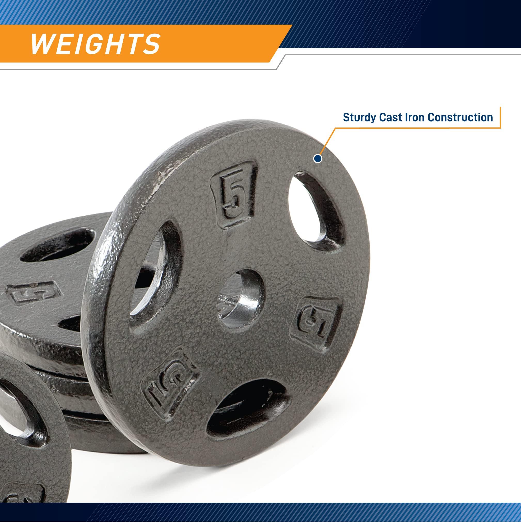 Marcy Marcy Adjustable Dumbbell Set (4 x 5-lb plates, 3-lb plates, spin lock collars, 2 x 4\" dumbbell handles), Exercise & Fitness Dumbbells, ADS-42