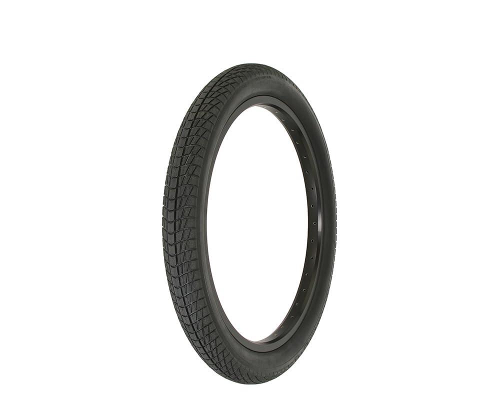 ALTALINE ALTALINE Bicycle Tire 20" x 2.35" BMX Style Semi-Slick Tread (All Black)