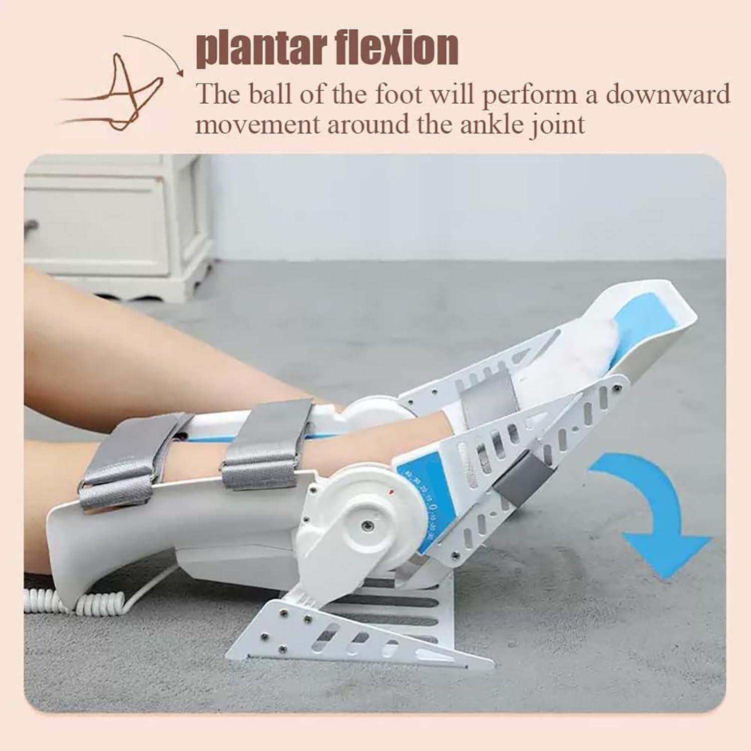 HDCCDM HDCCDM Electric Ankle Trainer, Foot Rehabilitation Training Equipment, 3-speed Speed Regulation, -30 ~40 Full Angle Exercise, for Stiff Ligament After Stroke and Hemiplegic Fracture