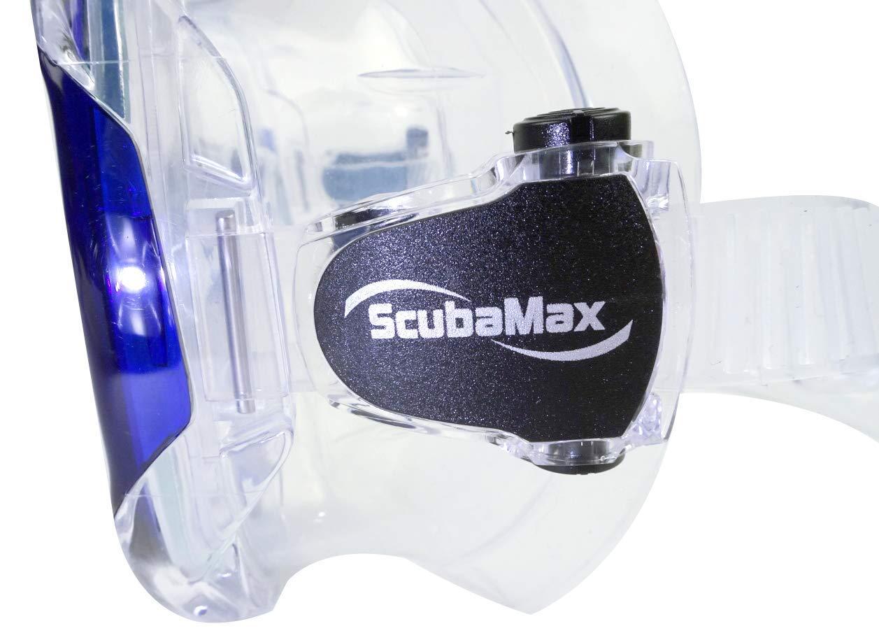 ScubaMax ScubaMax Abaco Oversize Single Lens Dive Mask (Clear Blue)