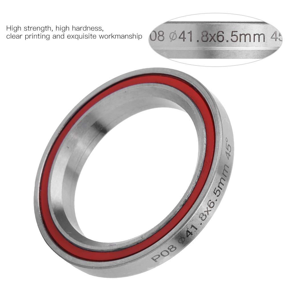 Pilipane Pilipane Heavy Duty Steel Mountain Bikes Bike Double Sealed Bearing Headset Bushings Repair Parts Accessory, 2PCS 41 8MM Bikes Bearing, 2PCS 41 8MM Bikes Bearing, Heavy Duty Steel MounBicycle Bearin