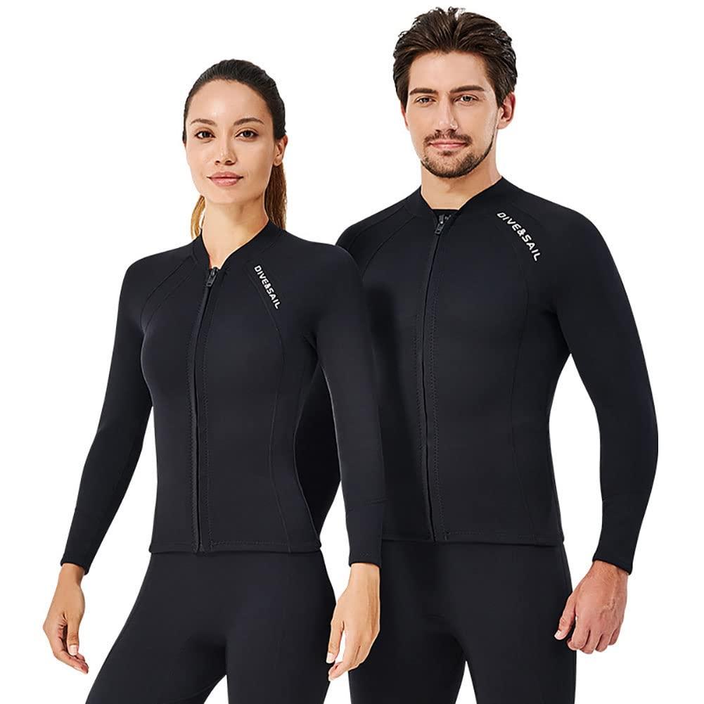 WYYHAA WYYHAA Neoprene Wetsuit Pants for Men Women Scuba Diving Long Sleeve Clothes for Snorkeling Surfing Swimming,Men,L