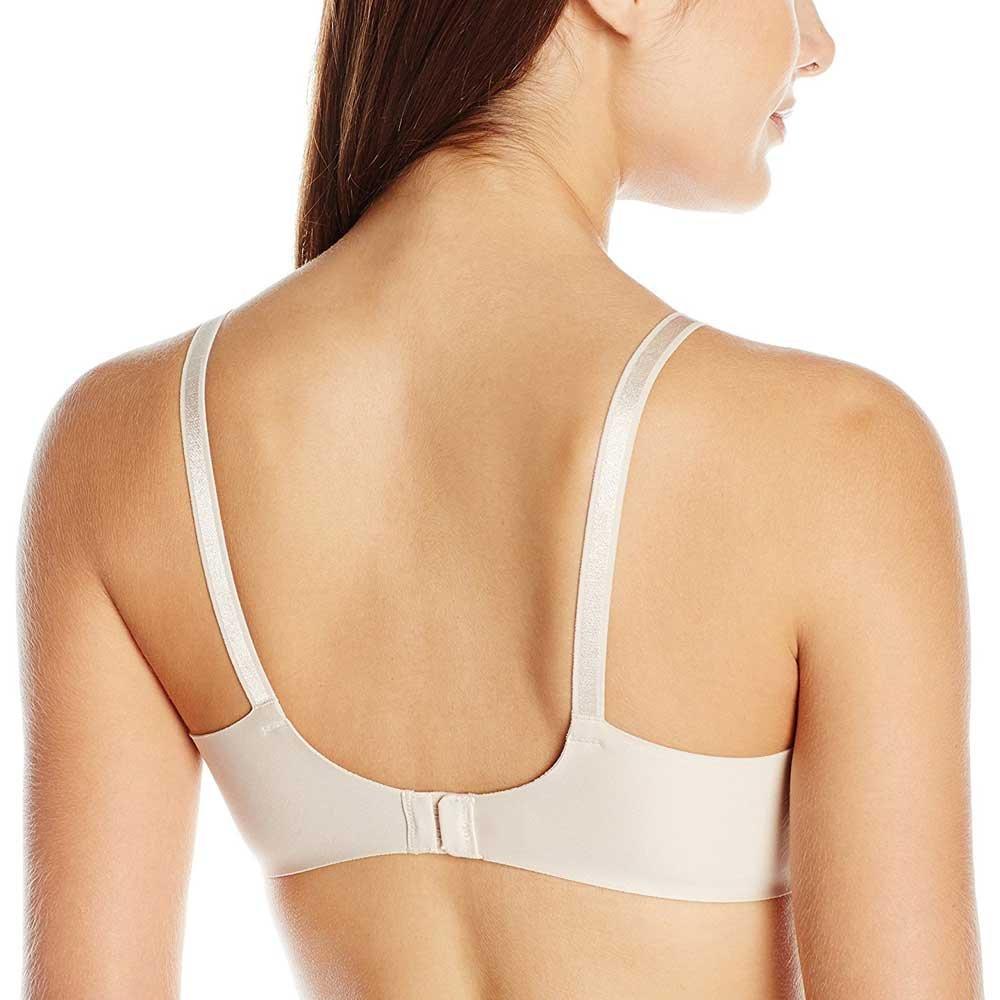 Warner's Warner's Women's No Side Effects Underarm-Smoothing Comfort Wireless Lightly Lined T-Shirt Bra 1056, White, 38B