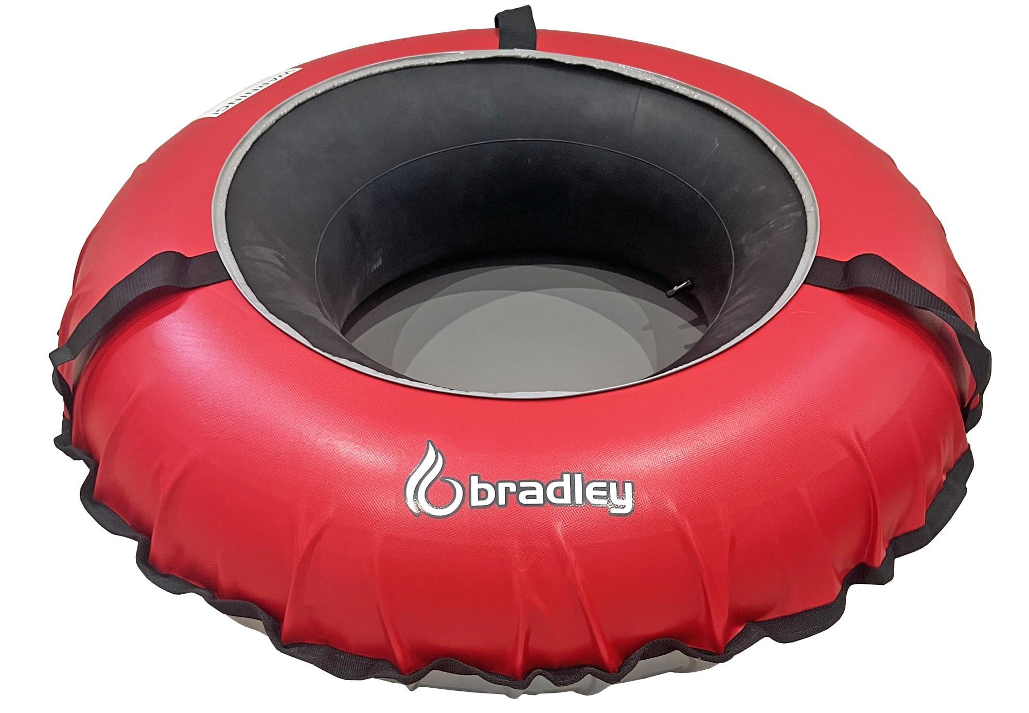 Bradley Pack of Two Bradley Heavy Duty Tubes for Floating The River; Whitewater Water Tube; Rubber Inner Tube with Cover for River Floating; Linking Tandem River Tubes; River raft Tube Red