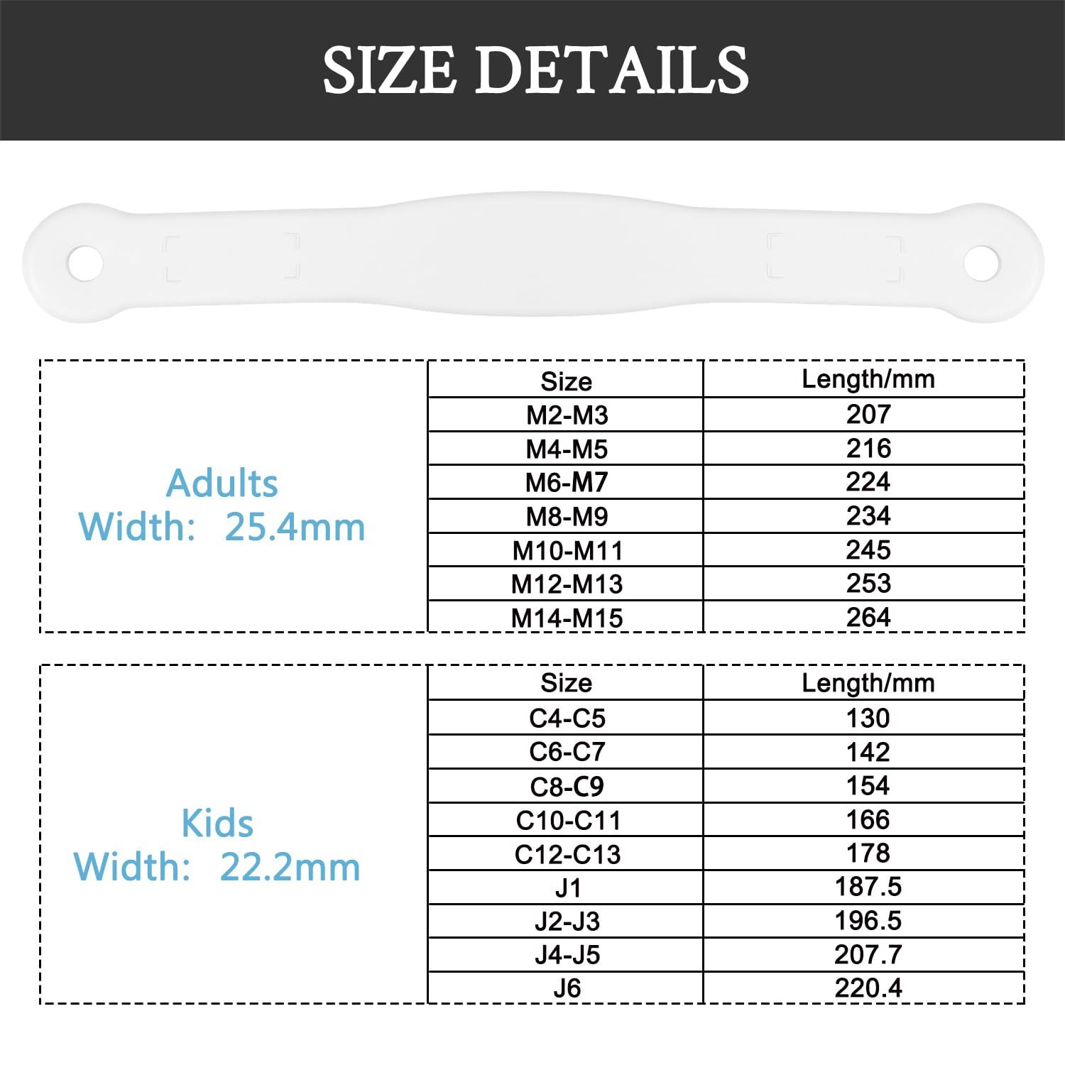 SOPROM Replacement Rivets with Heel Straps for Croc Classic Clogs Men Women and Kids Shoes(Color:White,Size:C12)