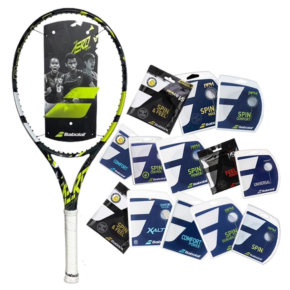 Babolat Babolat Pure Aero Team Tennis Racquet (Choice of String and Tension) (4 0/8), Yellow/Black