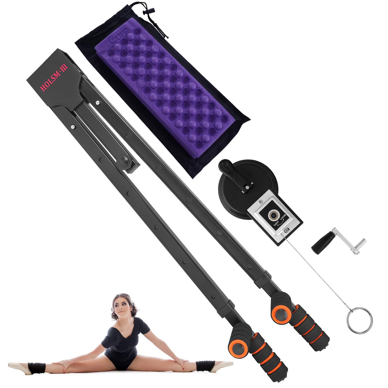 HOLSM-III Leg Stretcher, Leg Stretcher Machine, Leg Split Stretching Machine, Stretch Split Trainer, Leg Stretching Trainer, Split Machine, Split Strecher, Ligament Stretcher (Black)