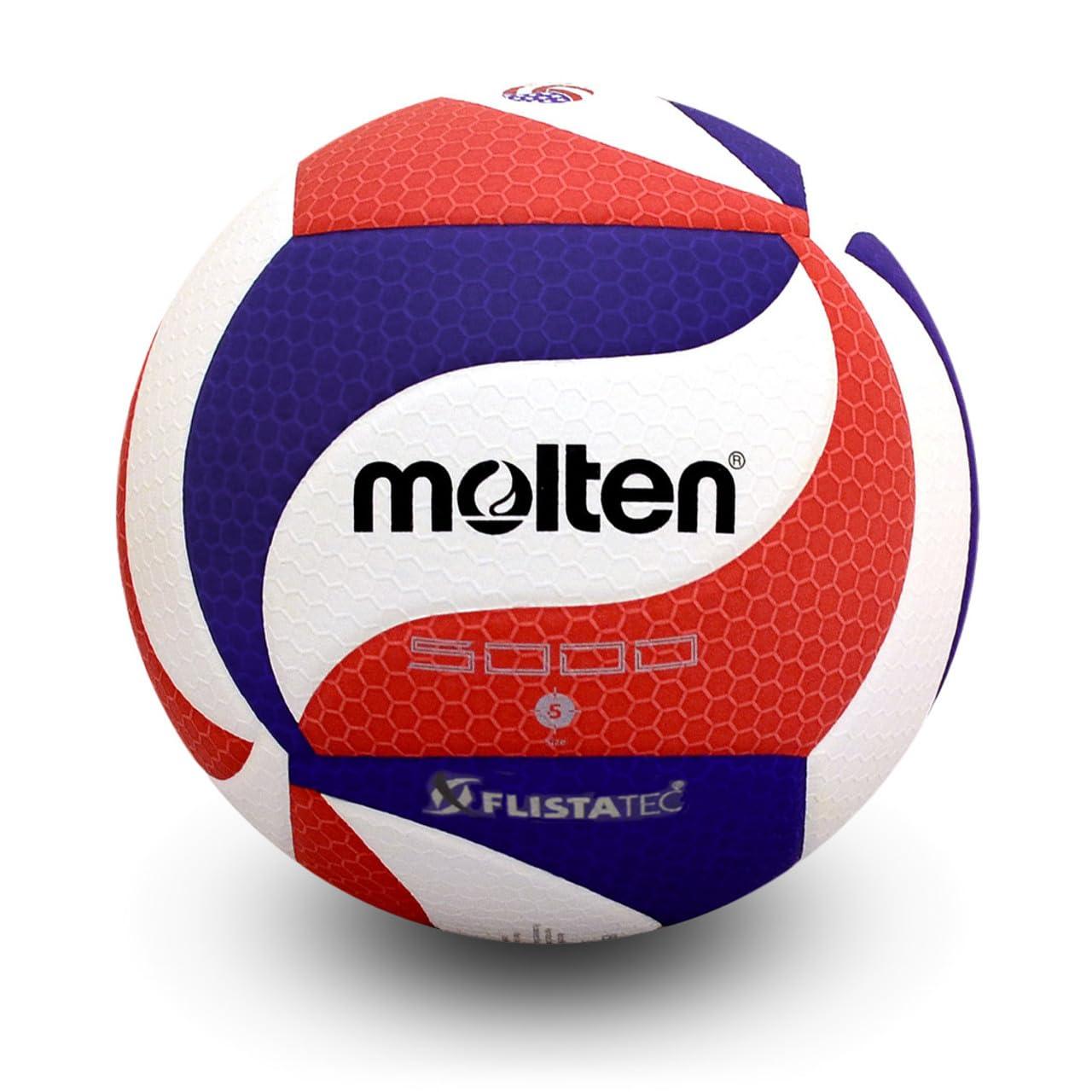 Molten Molten FLISTATEC Volleyball - Official Volleyball of USA Volleyball, Red/White/Blue
