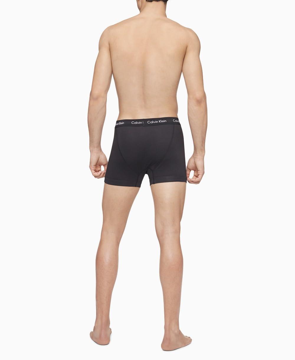 Calvin Klein Calvin Klein Men's Cotton Stretch 3-pack Boxer Brief, 3 Black, Medium