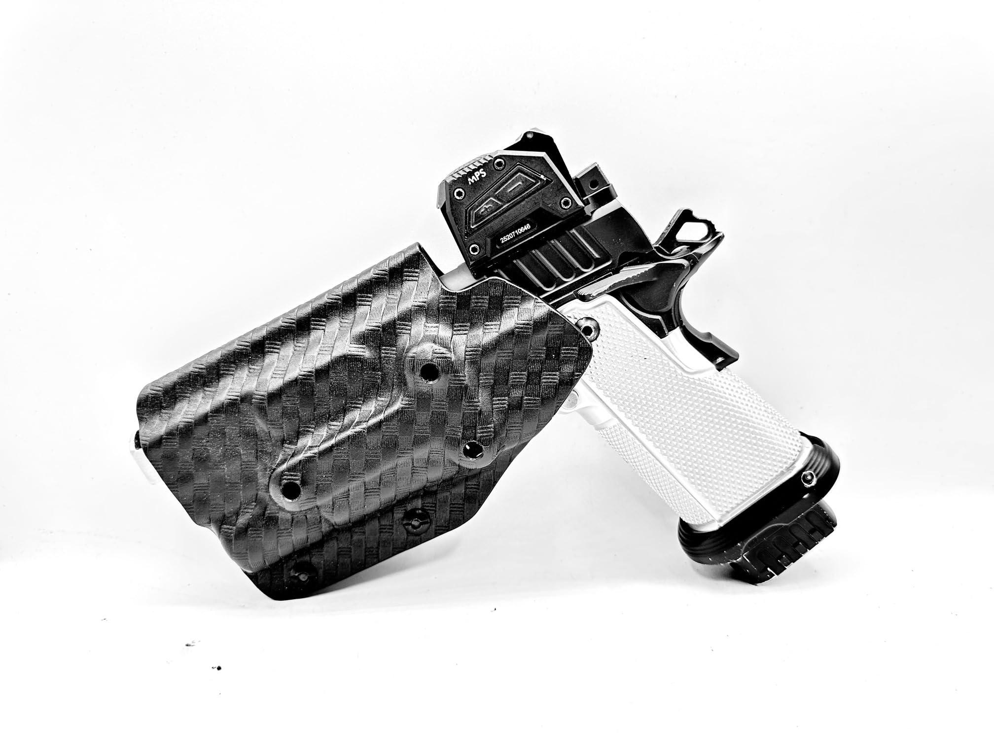 DS Custom Holsters Model 4 Holster for Staccato XC, P - X300 Ultra/Turbo, Light Bearing OWB, Right & Left Hand (Right Hand - No Attachment)