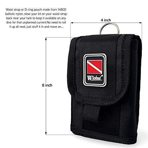 WICKED WICKED Scuba 316 Stainless Steel Multipoint Reef Hook 4-6 Ft. Length - Ocean Blue