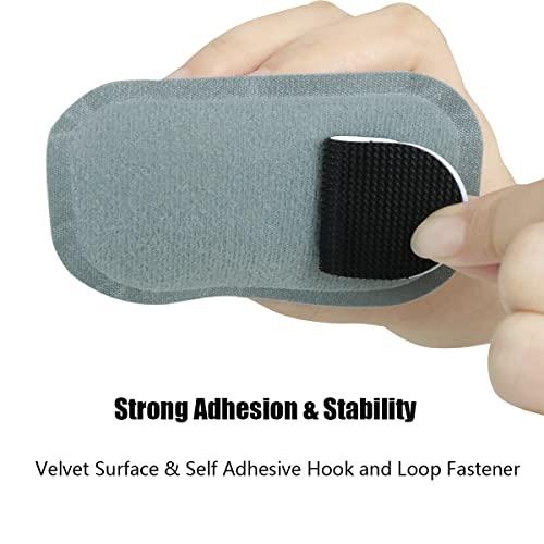 AOUTACC AOUTACC Universal Airsoft Helmet Pads, Helmet Replacement Foam Padding Kits Set Accessories Mats for Fast/Mich/ACH/USMC/PASGT Helmet (Memory Foam, Light Gray)