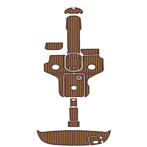 ZYLJC -181 Boat EVA Faux Teak Decking Floor Compatible with 2005 Four Winns Horizon 230 Swim Platform Cockpit Boat EVA Foam Teak Floor Pad