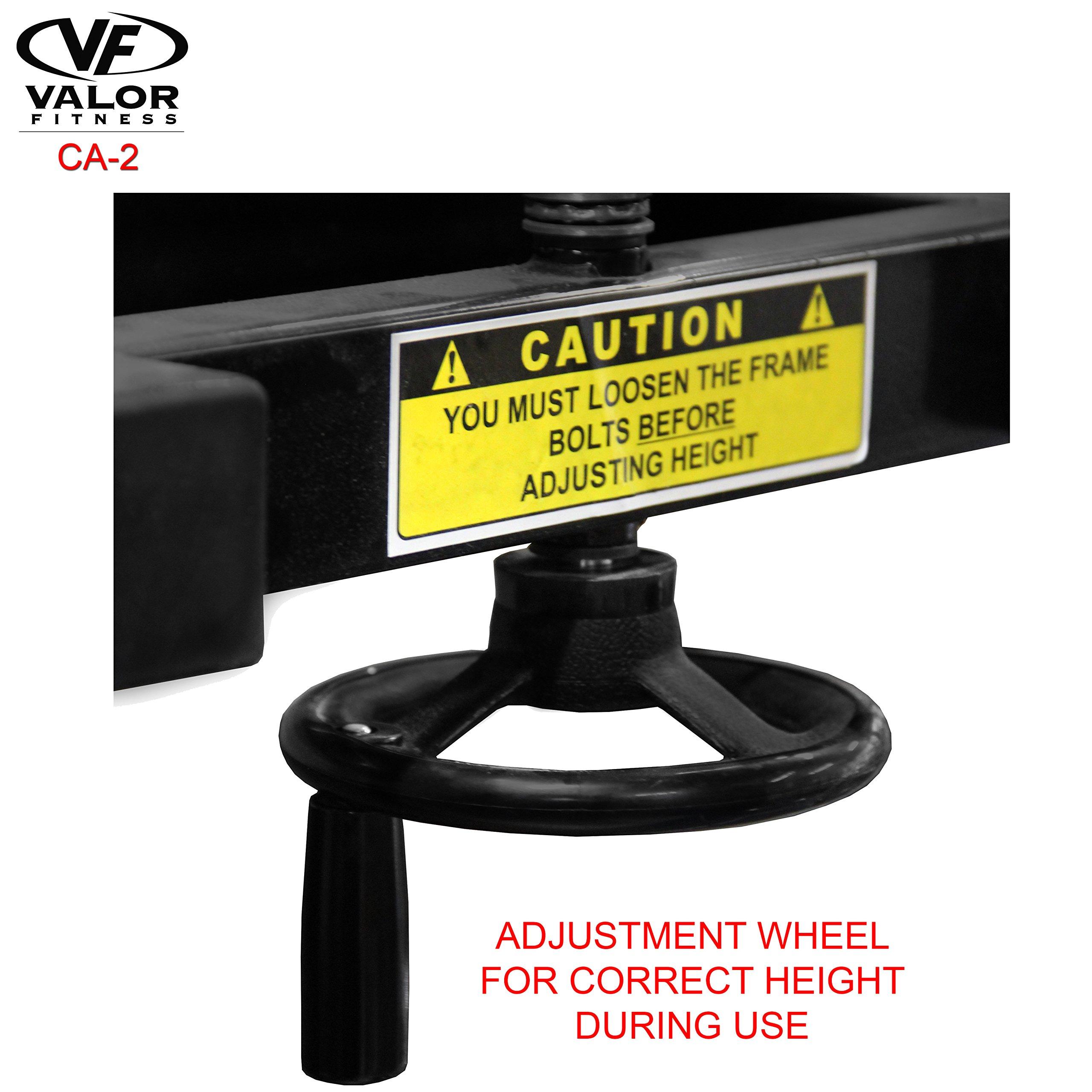 Valor Fitness Valor Fitness CA-2 Adjustable 1” Boxing Speed Bag Platform with Wheel Crank for Easy Adjustment, Speed Bag Included