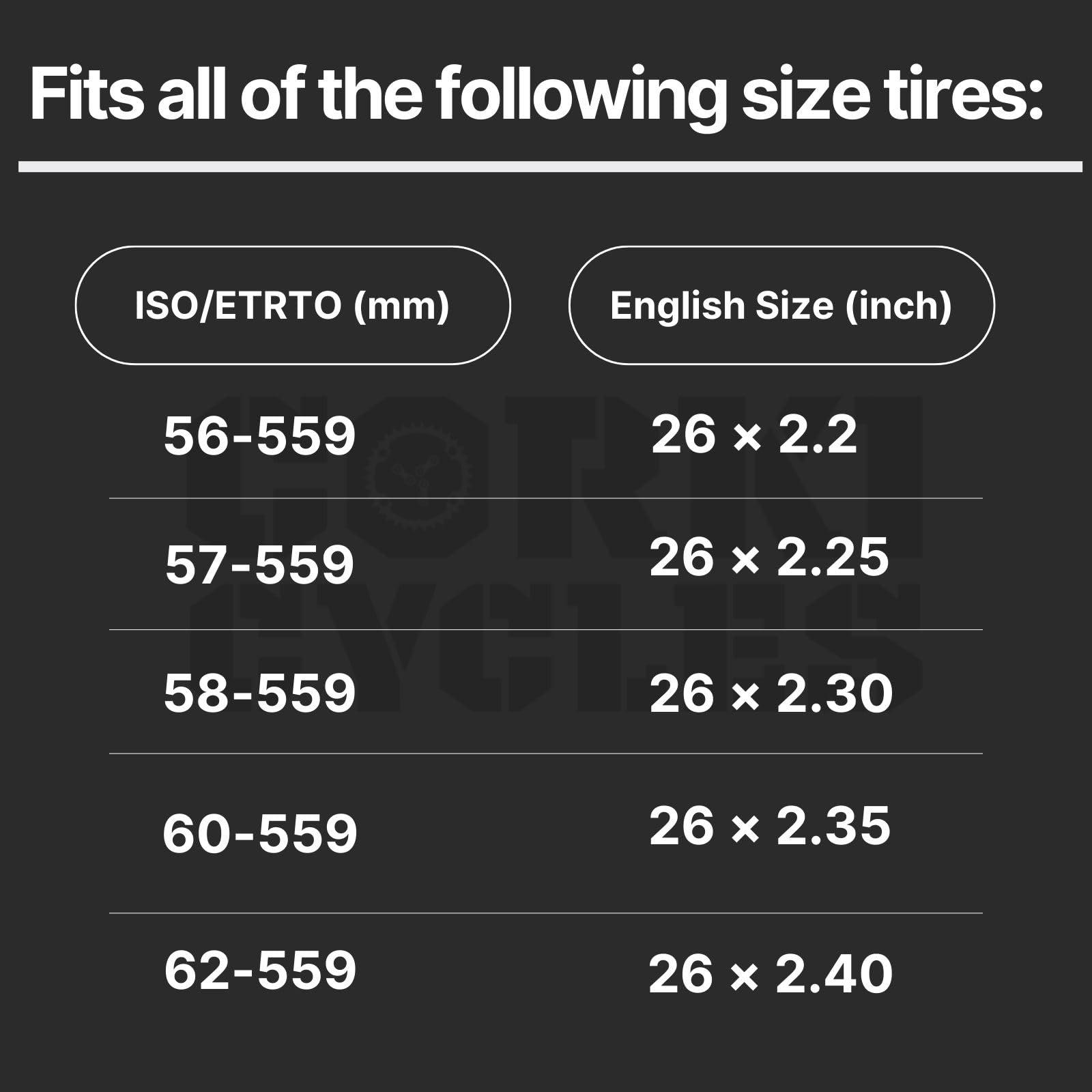 corki Corki Cycles 26 Inch Mountain Bike Inner Tube 4-Pack, Bike Tube 26 x 2.125 2.2 2.25 2.3 2.35 2.4 Standard Schrader Valve 32mm - Heavy Duty Butyl Rubber Bike Tire Tube