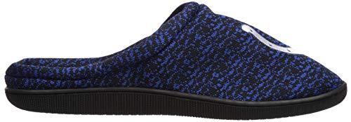 FOCO FOCO NFL Indianapolis Colts Men's Poly Knit Cup Sole Slipper, Team Color, Small (7-8)