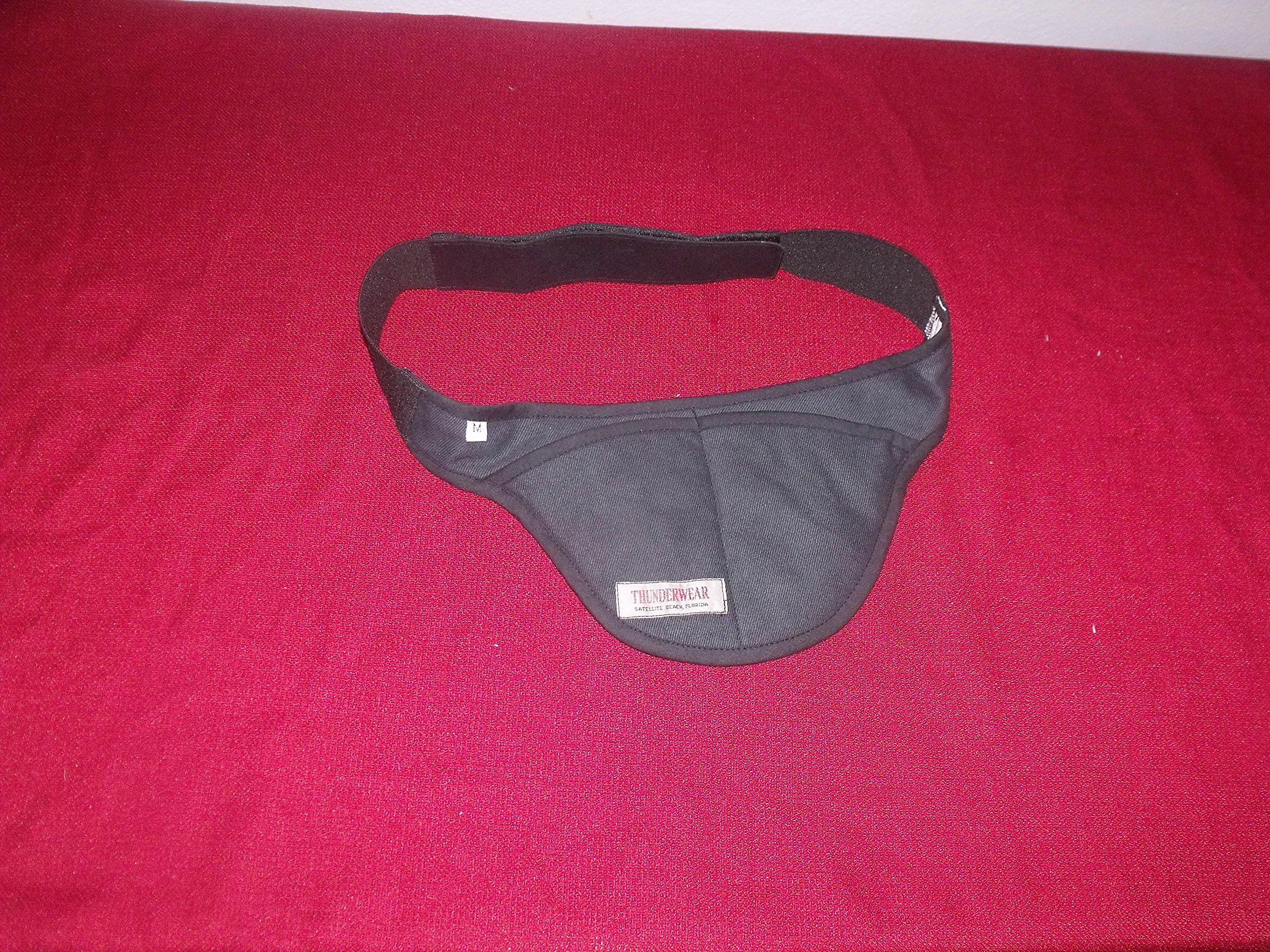 Thunderwear Thunderwear Conceal Carry Holster- Classic Style- Color Black (XS Pocket (fits Micro 380's), REG (fits a 32-25" Waist))