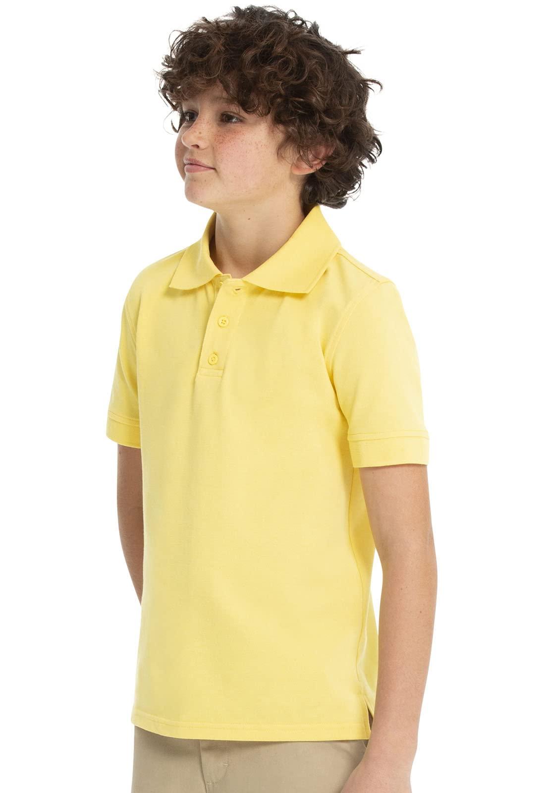 Classroom Classroom School Uniforms Kids' Polo Shirt, Yellow, X-Large