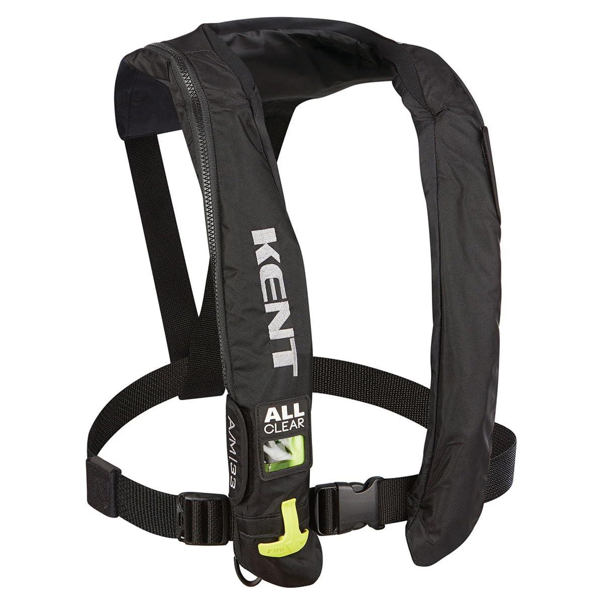 Kent Kent A/M-33 All Clear Automatic/Manual Inflatable Life Jacket Black