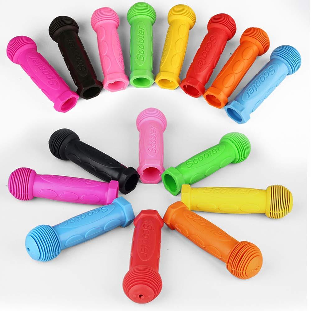 OTFAITP OTFAITP Scooter Grip Handlebar 1 Pair Bicycle Grip Fit for 2-3-4 Wheels Kid Kick Scooters,Children Bike,Rocking car,Drifting Scooter,Swing Scooter,Push Cart (Purple)