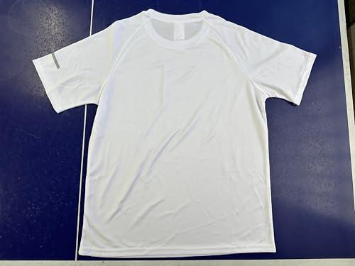 Boyzn 3 Packs Workout Shirts for Men - Activewear Tops Gym Shirts Dry Fit Mesh Moisture Wicking Running Fitness Short Sleeve Crewneck Sports Athletic T-Shirt Tops Black/Gray/Blue-3P02-L