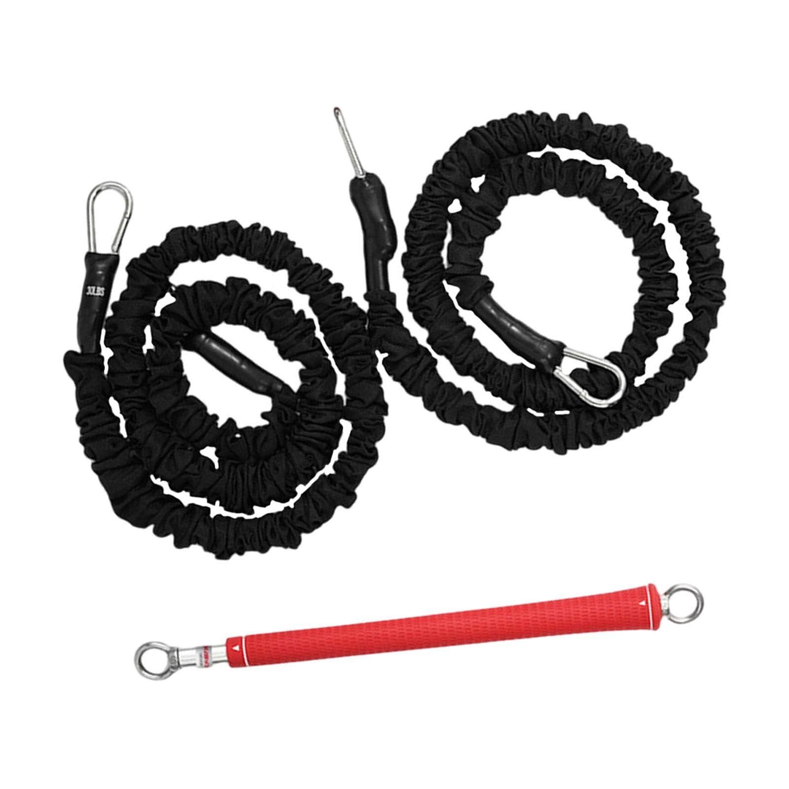 NineFit Basics NineFit Basics Golf Rope Swing Trainer,Golf Swing Training Aid for Posture Correction, Golf Wrist Training Golf Swing Practice Equipment Tool for Golf Lover Golf Accessories (Black)