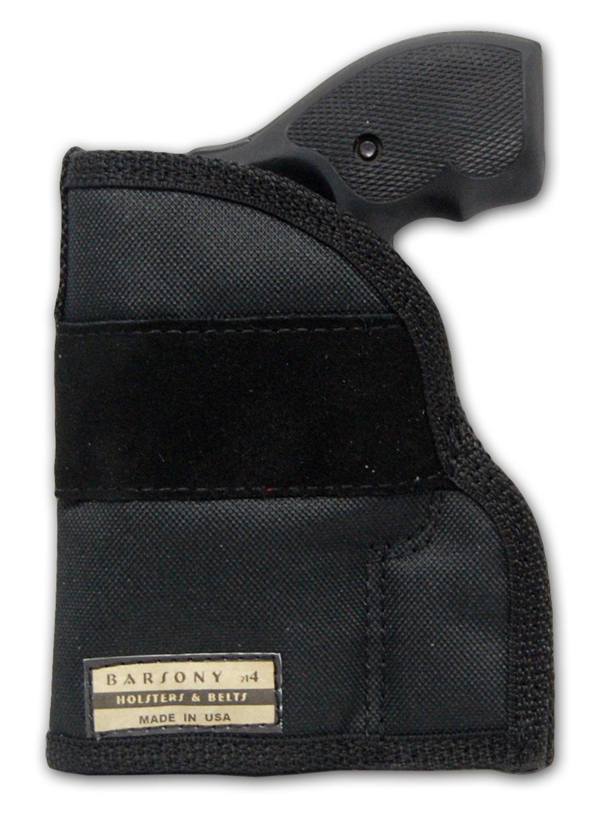 Barsony Barsony Pocket Holster for 2", Snub-Nose .38 .357 Revolvers (S&W 642CT 637CT)