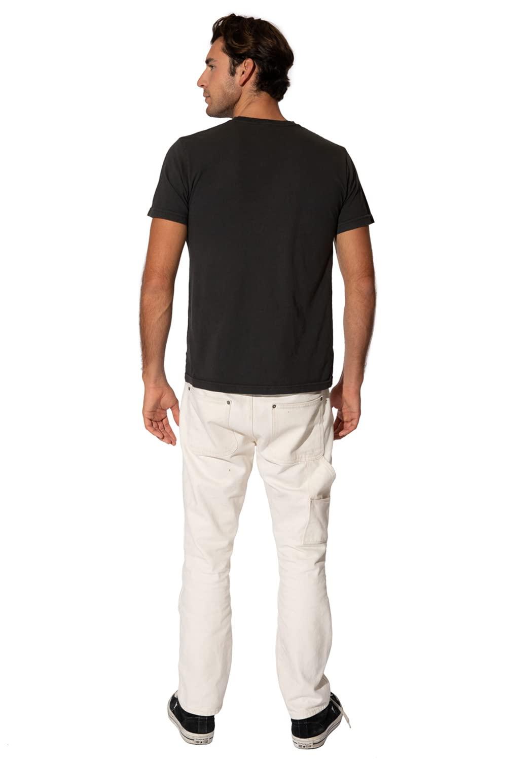 LOGOVISION Lafayette College Official Large Logo Short Sleeve Mens Cotton T-Shirt,Black, Small