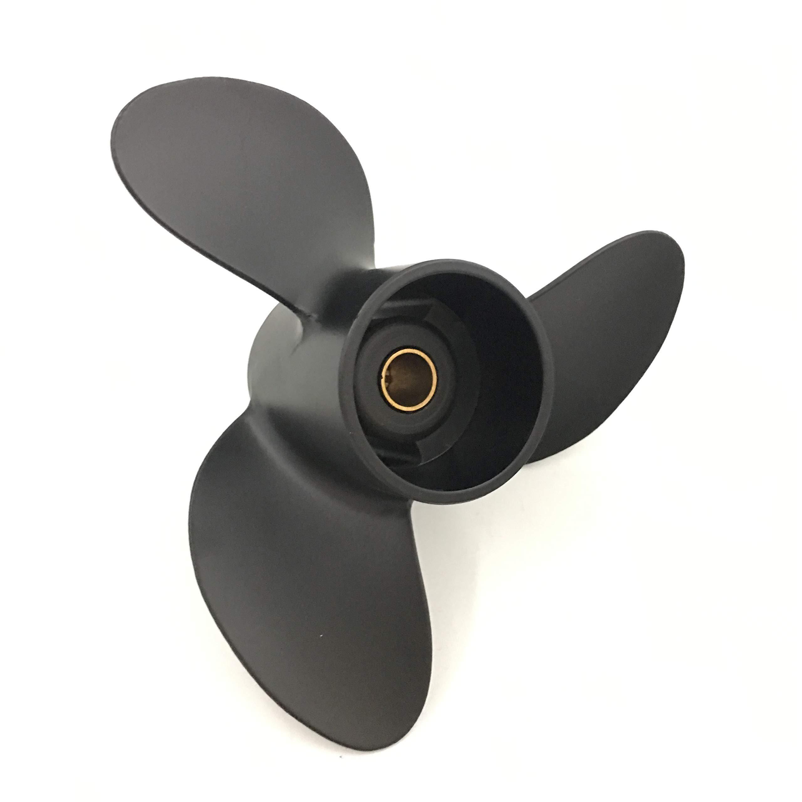 Captain Marine Captain Propeller 7.8x7 Fit Tohatsu Outboard Engine 4hp 5hp 6hp MFS4/5S/6S M5B 12 Tooth Spline 3R1B64514-2