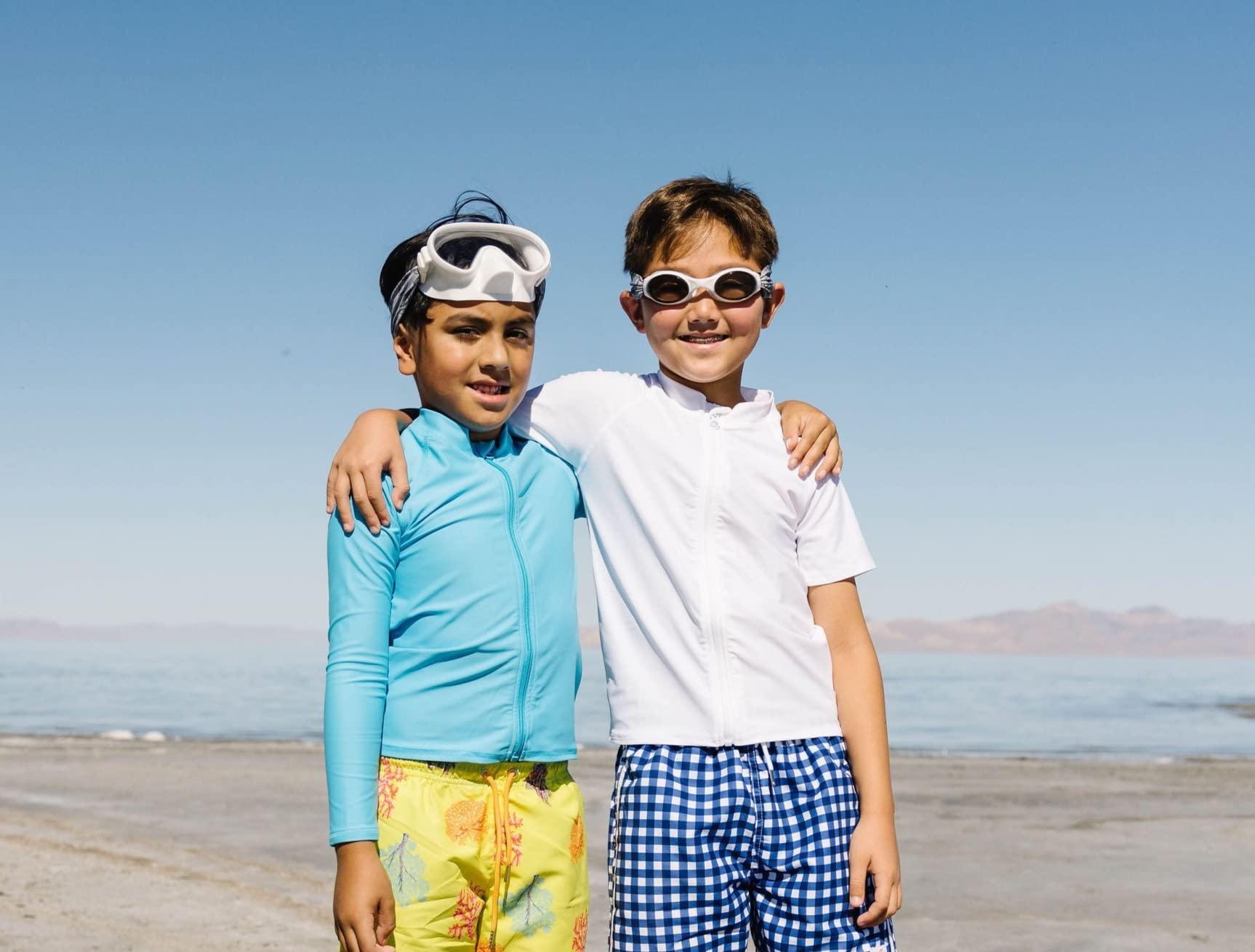 Splash Place SPLASH PLACE Swim MASK with Fabric Strap - All Star | Fun, Fashionable, Comfortable - Kids Swim Goggles with Nose Cover