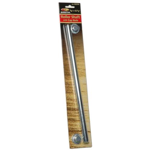 CE Smith CE Smith Trailer 10700A Roller Shaft with Cap Nuts, 1/2" x 5 1/4"- Replacement Parts and Accessories for Your Ski Boat, Fishing Boat or Sailboat Trailer,Silver