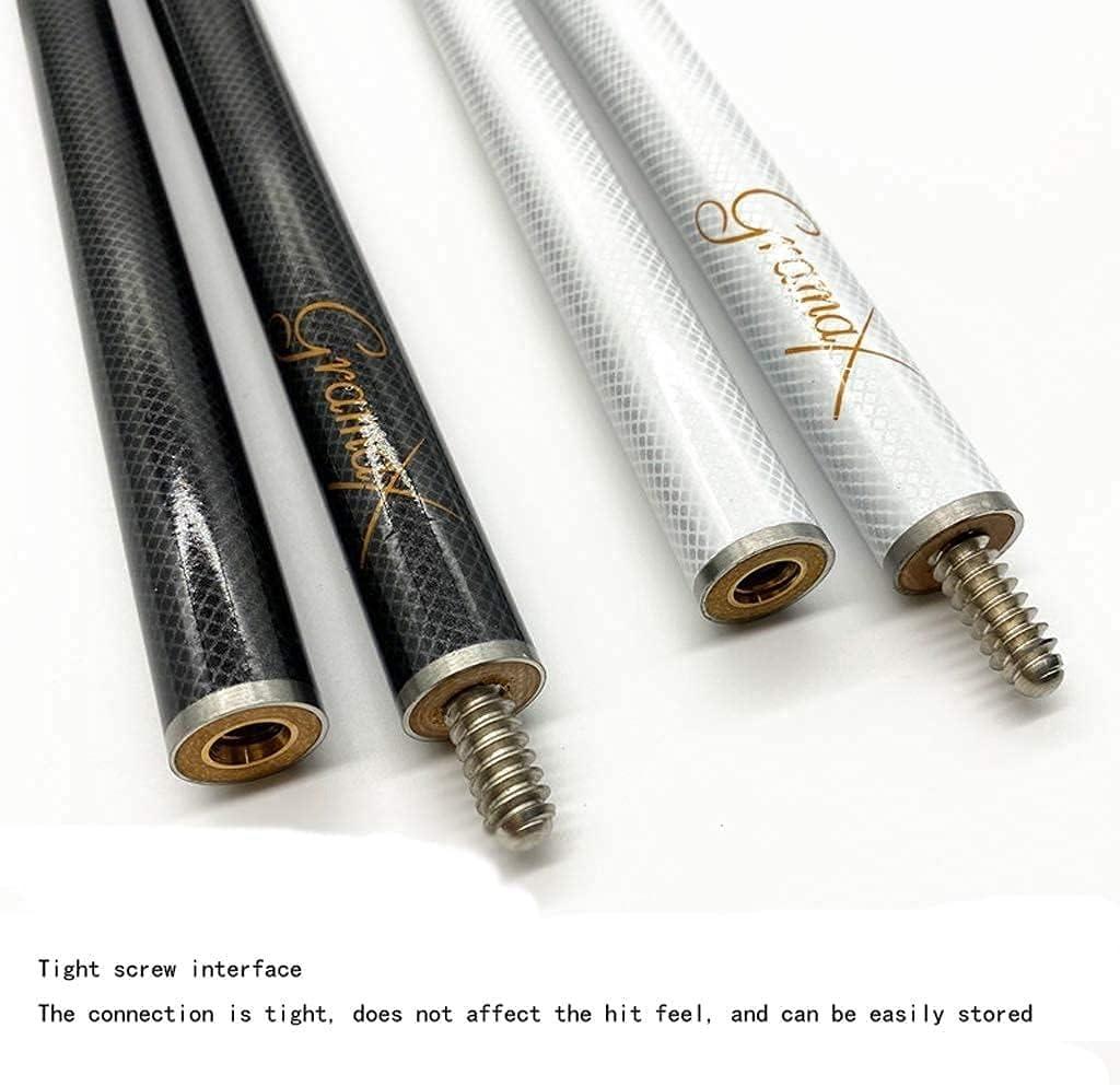 sxysdkjco sxysdkjco Pool Cue Billiard Cue 1/2 Section Handcraft Snooker Carbon Fiber Cues, Maple Pool Cues are Handcrafted and Finely Crafted for Professionals,9.5Mm 240312(Color:A,Size:9.5mm)
