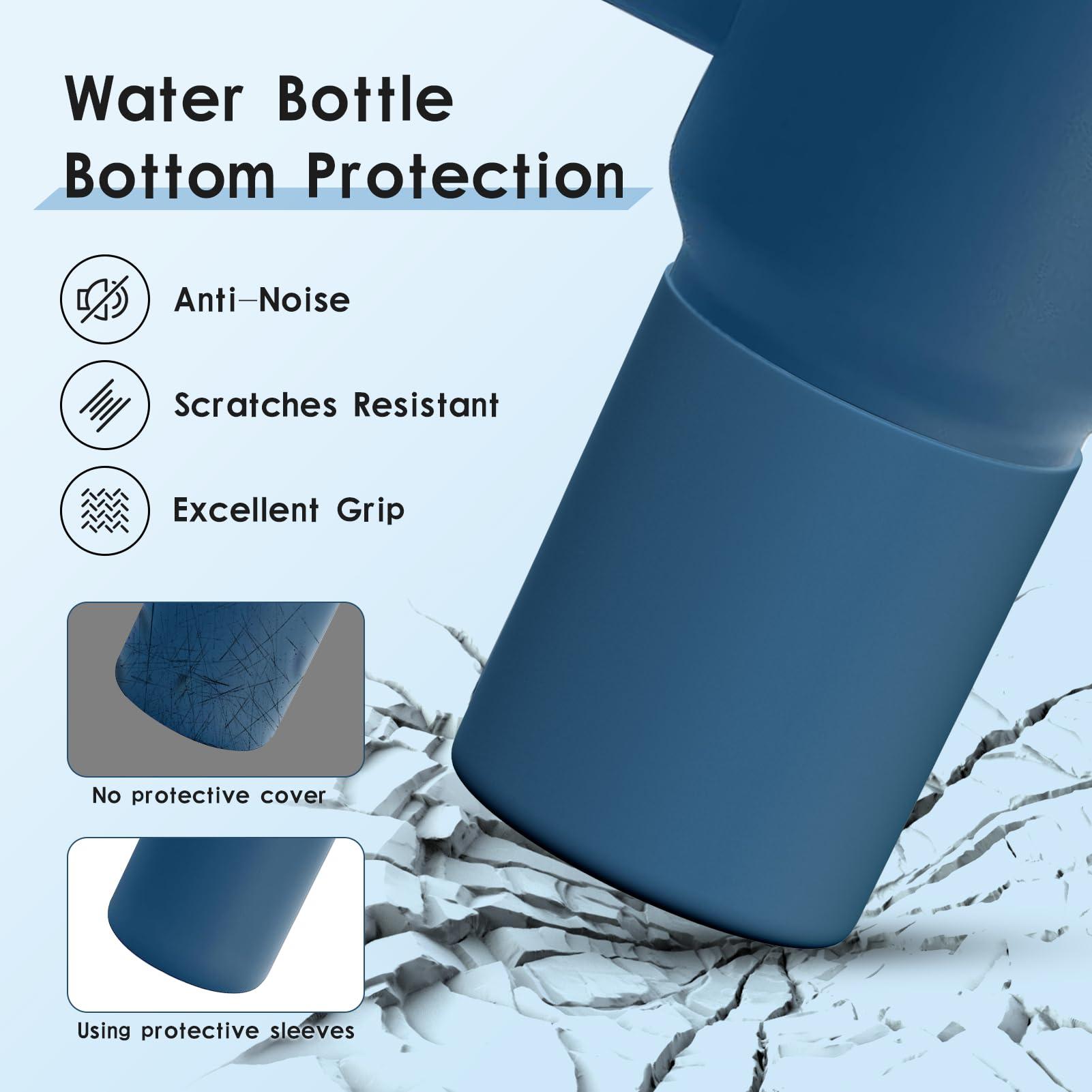 BKBY BKBY Silicone Boot Compatible with Sinple Midern 24/30/40 oz Tumbler Trek Collection, Protective Anti-Scratch Bottle Bottom Sleeve Cover Compatible with Sinple Midern Trek Collection