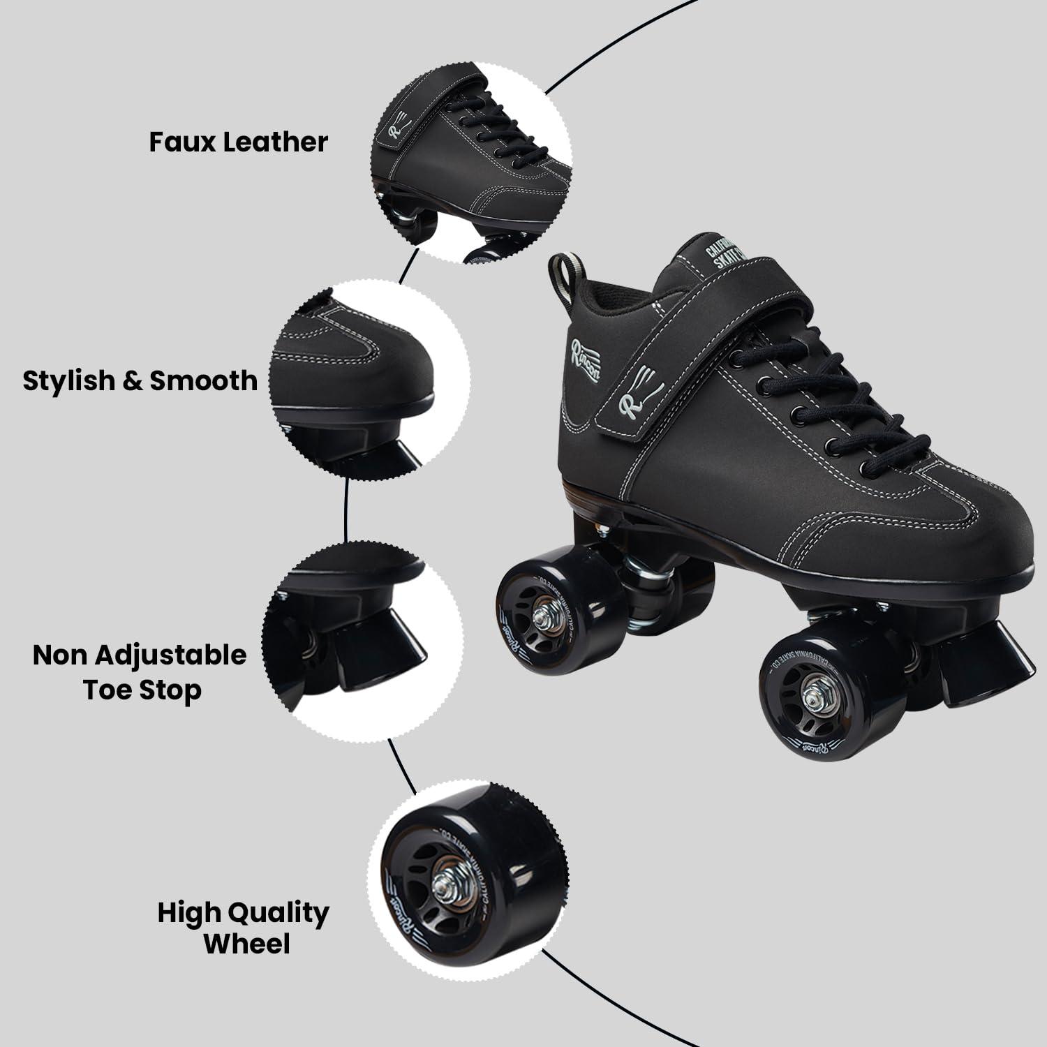 Sure-Grip California Skate Co - Rincon (Black, Mens 9 / Womens 10)