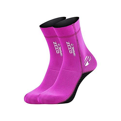 Skyone Neoprene Socks Diving Scuba Socks Wetsuit Fin Booties for Men Women, 3MM Surfing Sock Thermal Flexible Anti Slip for Swimming