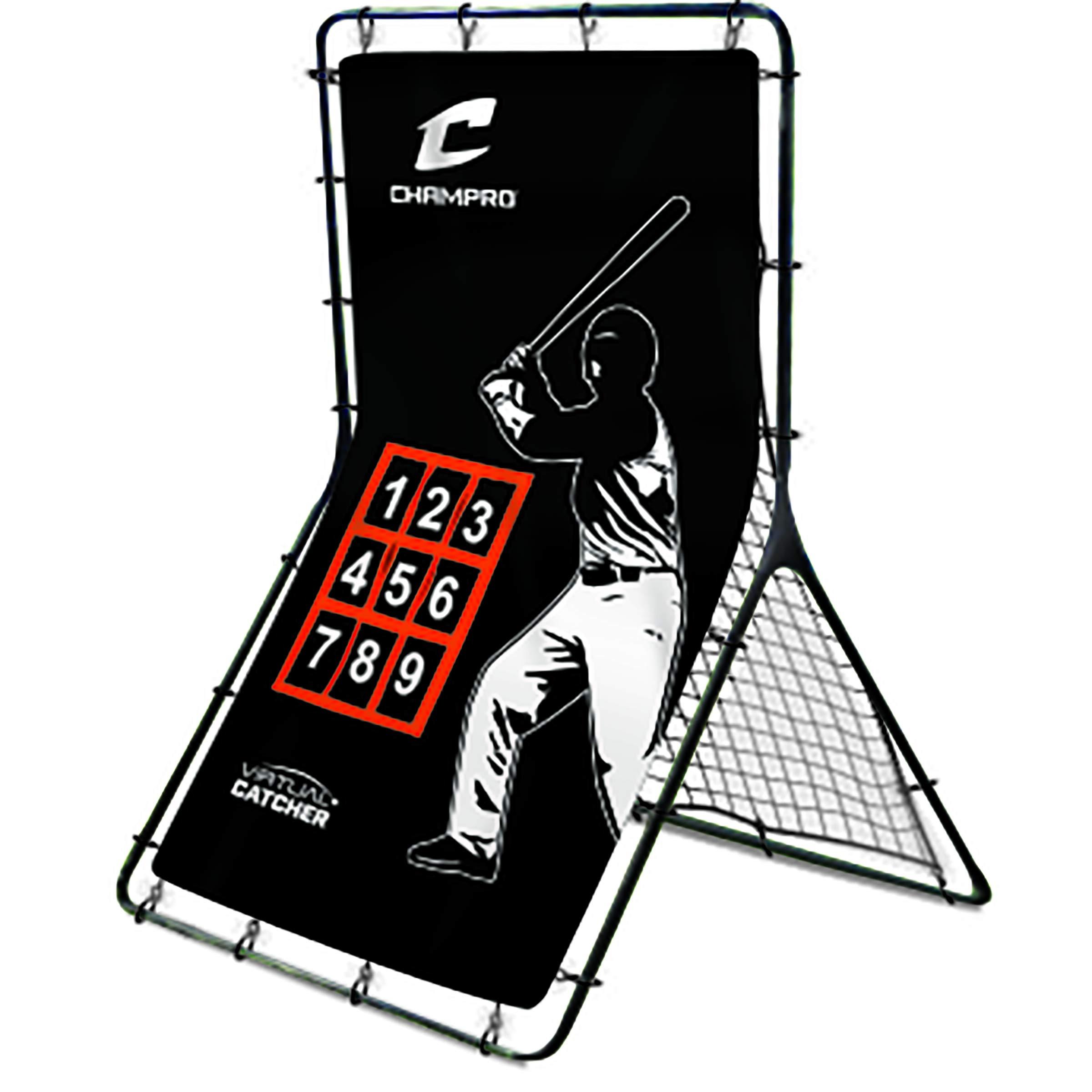 CHAMPRO Champro Baseball and Softball Combined Virtual Catcher/Rebound Screen (52” x 36”)