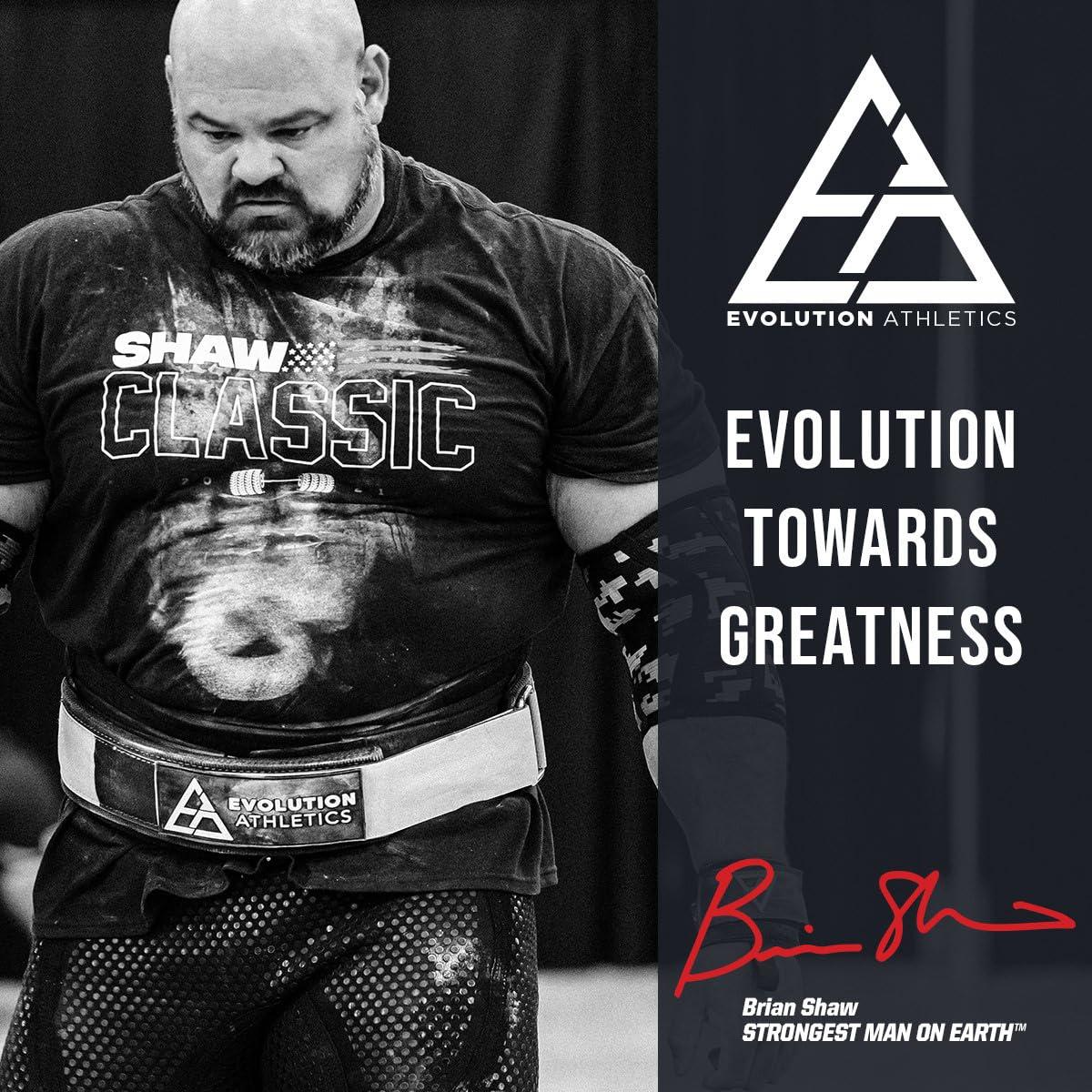 EA EVOLUTION ATHLETICS Evolution Athletics Weight Lifting Sport Belt for Strength Training, Powerlifting, or Deadlift, Features Thick Flexible Comfortable Neoprene, Reinforced Back, Adjustable Side Straps, XL, Gray