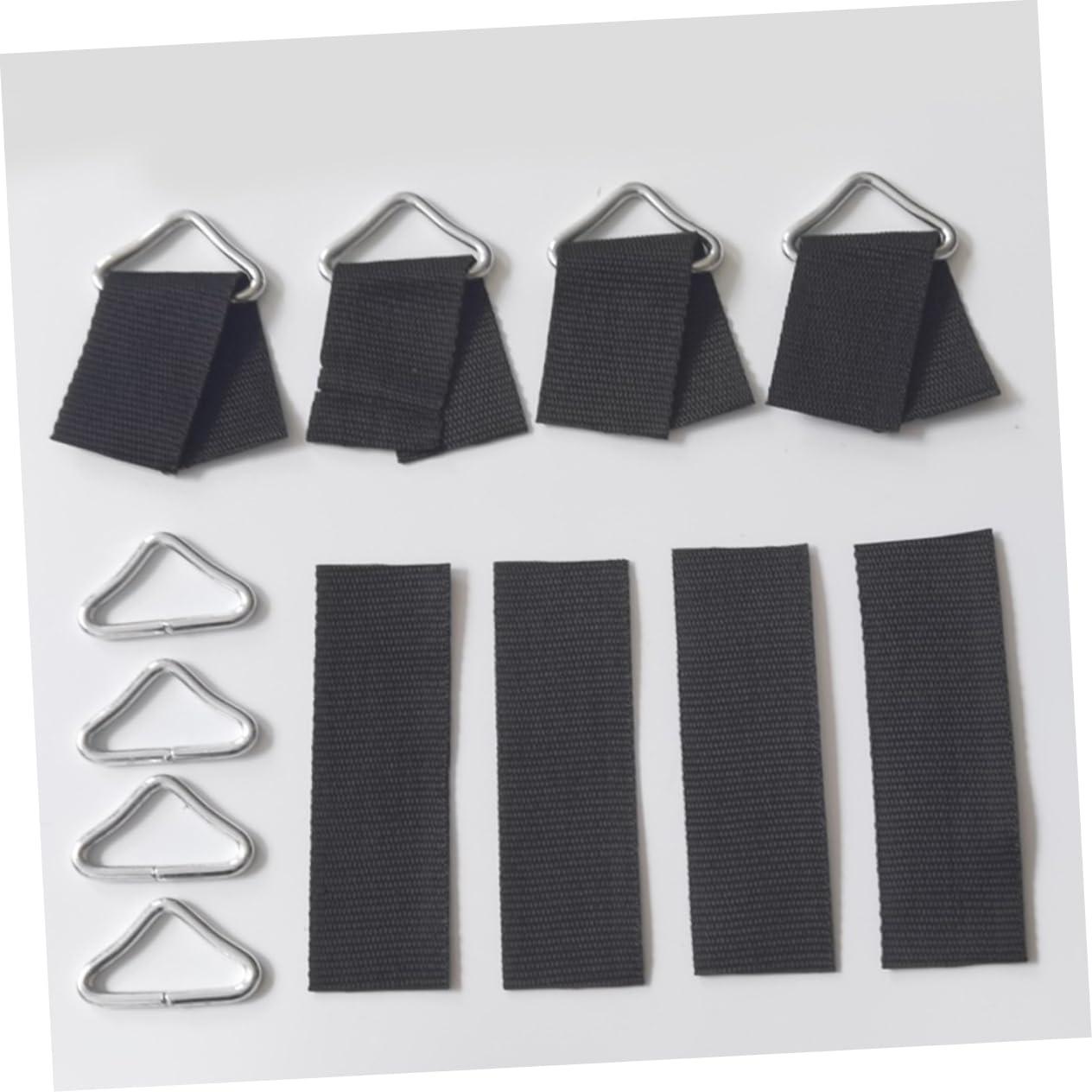 Happyyami Happyyami 30sets Trampoline Tie Down Anchor Kit Swingset Accessories Outdoor Replacement Parts Trampoline Net Triangle Rings