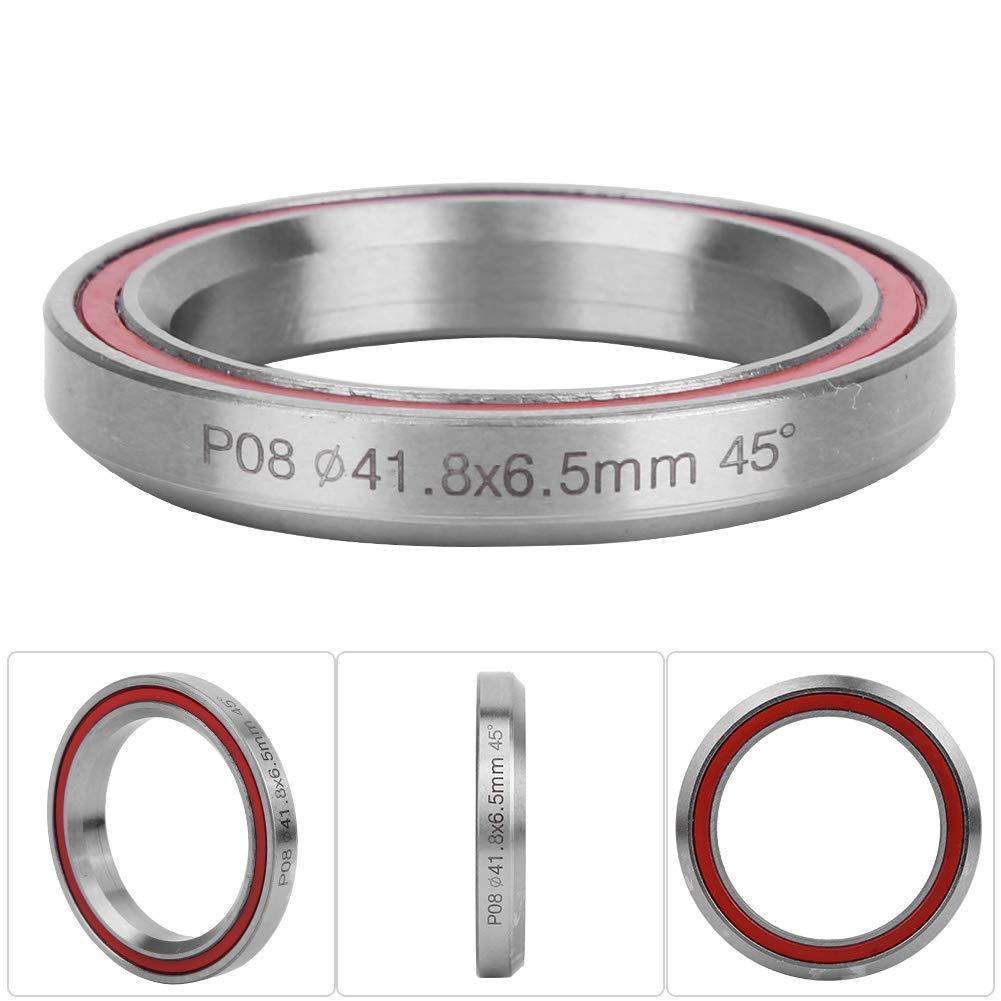 Pilipane Pilipane Heavy Duty Steel Mountain Bikes Bike Double Sealed Bearing Headset Bushings Repair Parts Accessory, 2PCS 41 8MM Bikes Bearing, 2PCS 41 8MM Bikes Bearing, Heavy Duty Steel MounBicycle Bearin