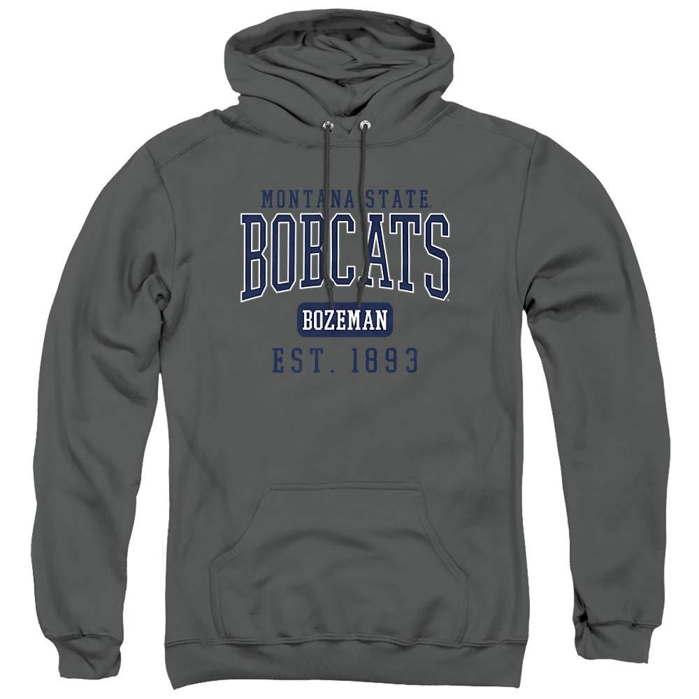 Montana State University Montana State University Official Est. Date Unisex Adult Pull-Over Hoodie,Charcoal, 2X-Large