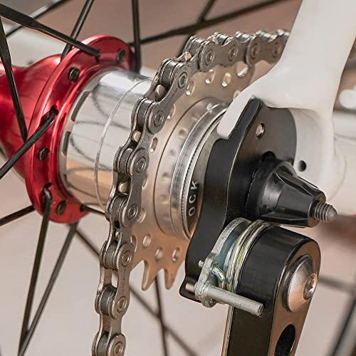 CyclingDeal CyclingDeal Conversion Kit Fixie Bike Single Speed Compatible with Shimano Sram Cassette Freewheel Hub Adaptor - for Mountain and Road Bike Gear Cog Spacers 12 Teeth