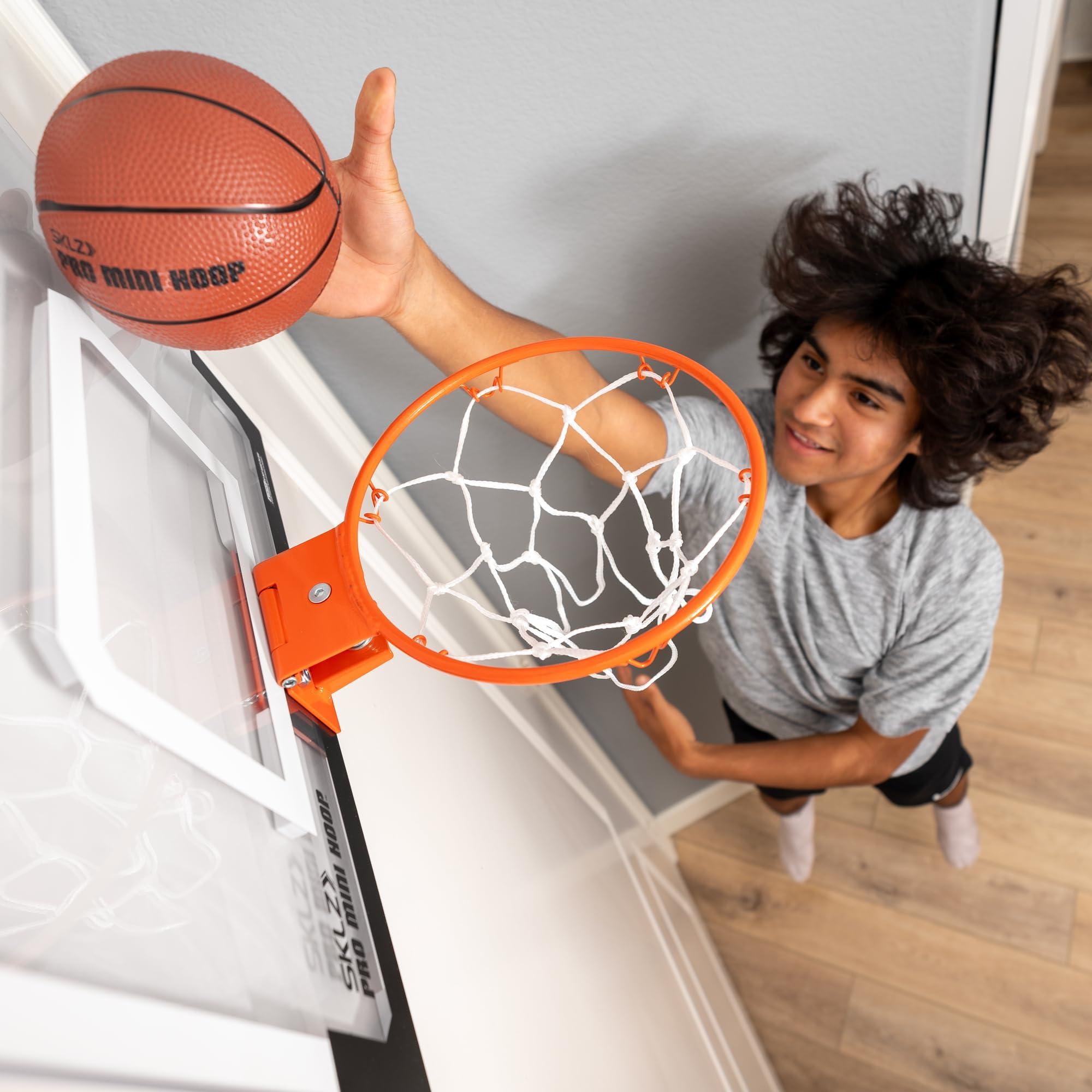 SKLZ SKLZ Pro Mini Hoop 5-Inch Rubber Basketball, Orange