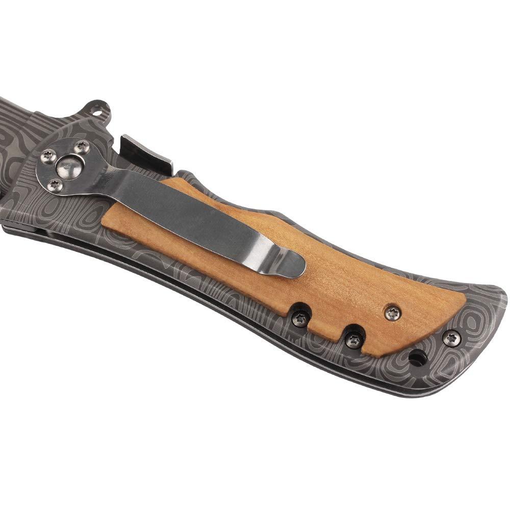 Fanfoobi Fanfoobi Laser Engraved Pocket Knife with Monogrammed J for Him