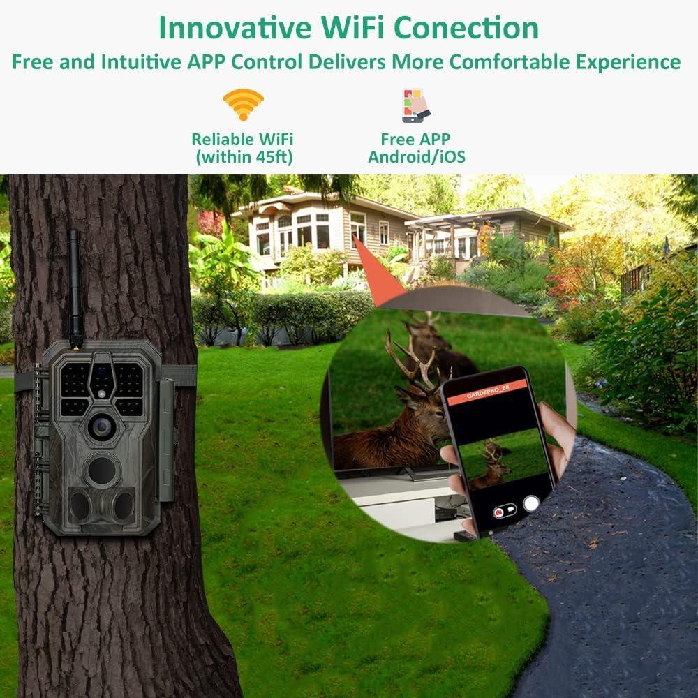 GardePro GardePro Trail Camera WiFi E8 64MP