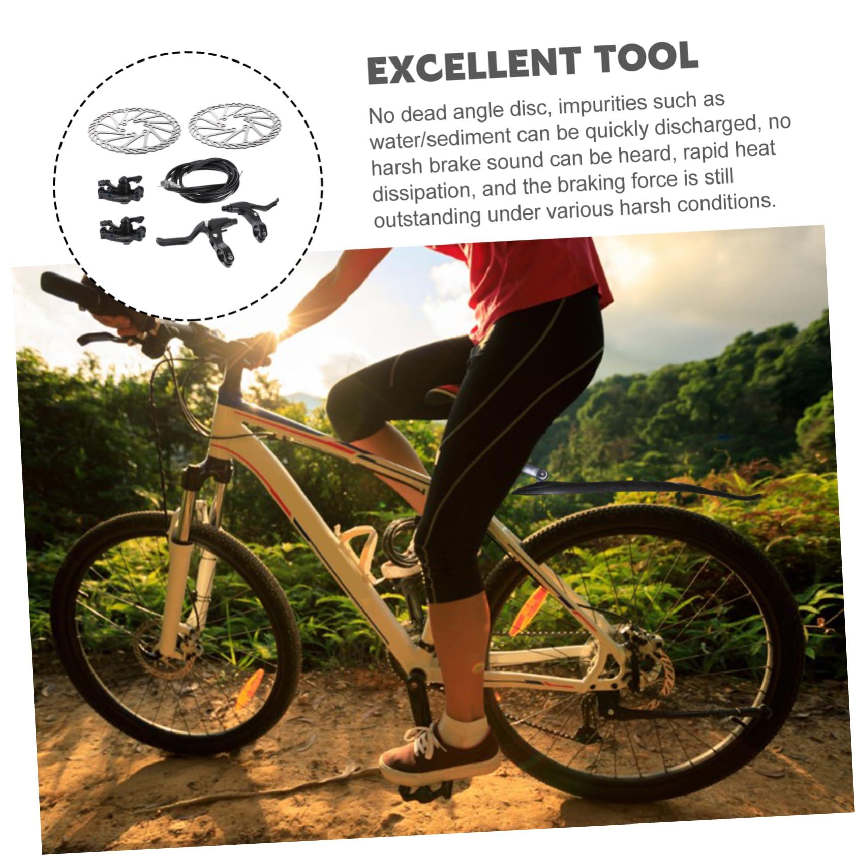 BESPORTBLE BESPORTBLE Mountain Bike Disc Brake Kit Disc Rotor Set Hand Brake Lever Shifter Cable Bike Disc Brake Screws