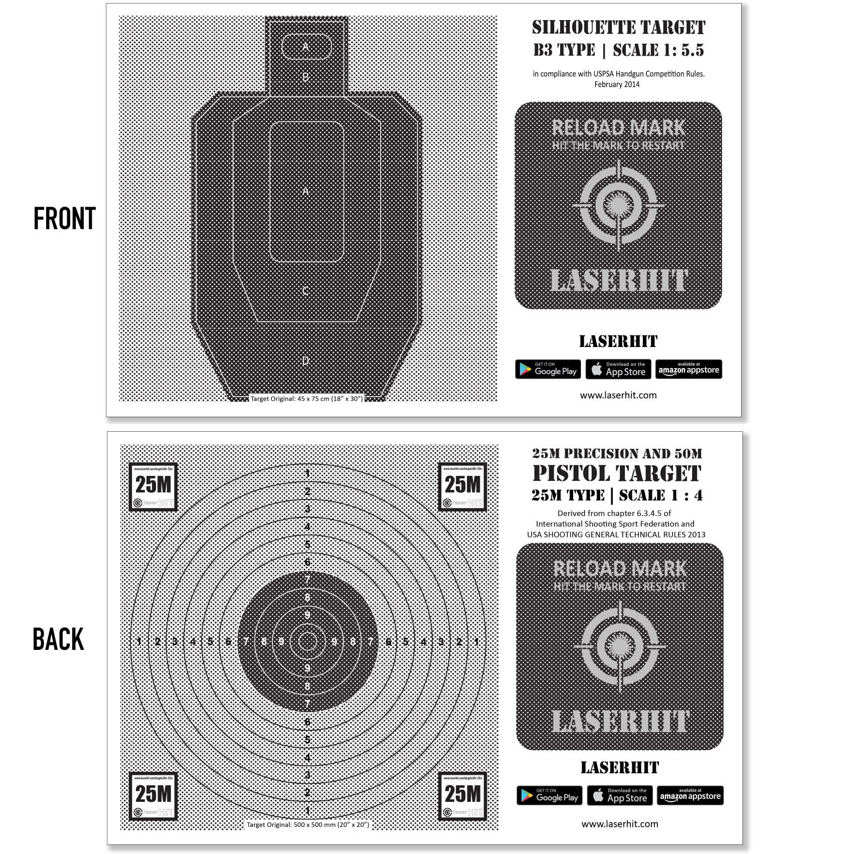 LaserHIT LaserHIT Dry Fire Training Kit - 50-Yard Home Range (A5)