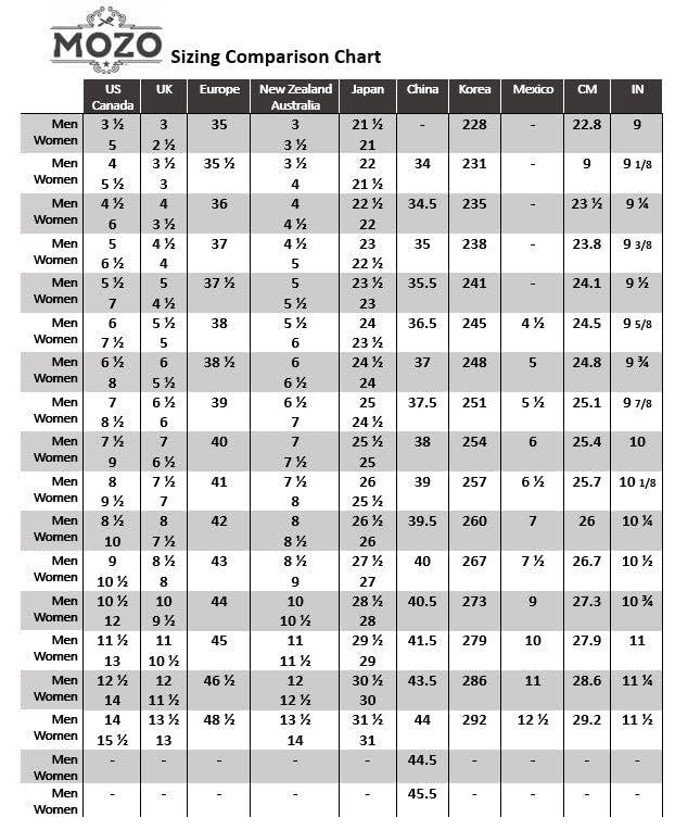 MOZO MOZO Men's Natural Slip Resistant, Chef Shoes, Black, 11