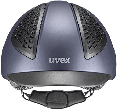 uvex sports uvex exxential II MIPS Horse Riding Helmet for Women & Men, Navy mat, S-M - Adjustable Helmet with Integrated MIPS System